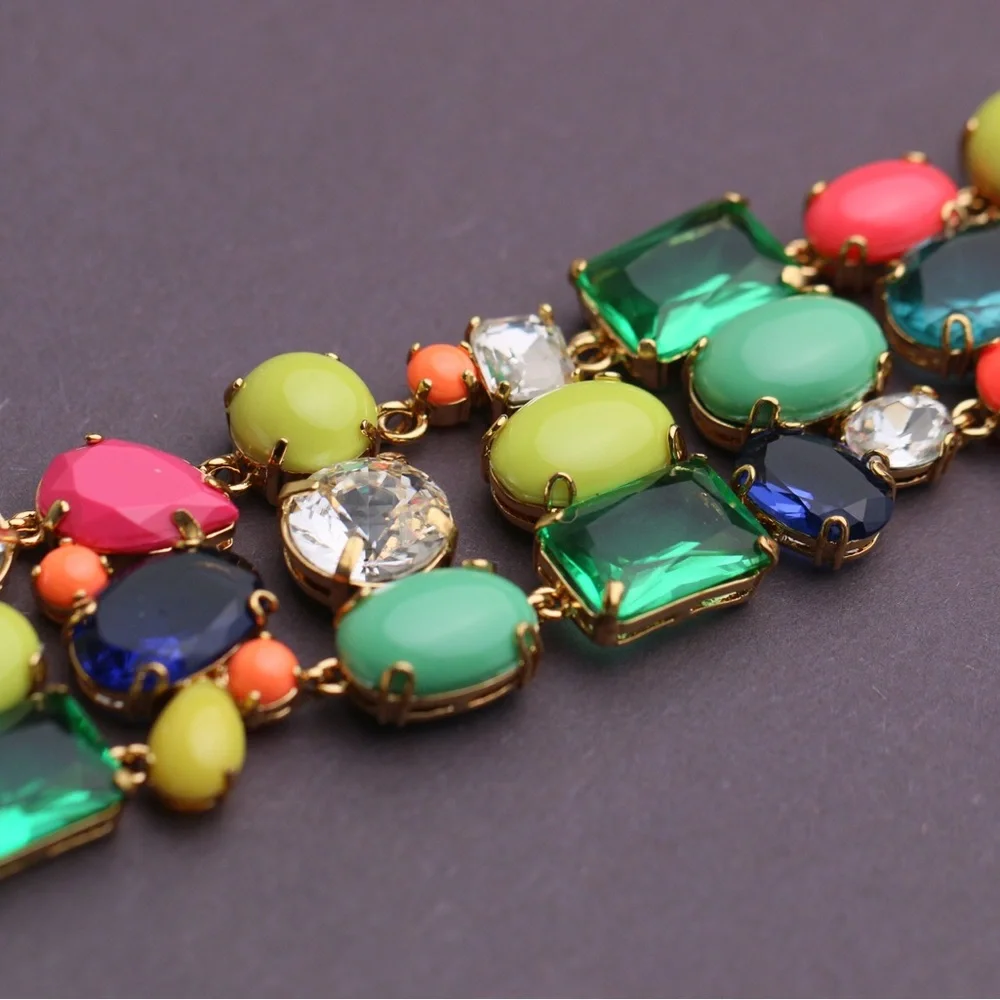 J.crew Multicolor Crystal Bracelet